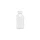 Fles 100ml, 25mm, HDPE-naturel, met PP sluiting