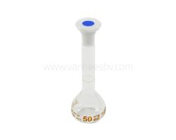 Maatkolf 50ml klasse-A, DURAN met slijpstuk NS14/23  inclusief polyethyleen stop