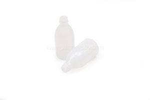 Fles, nauwhals, 500ml, GL25, LDPE kunststof, naturel
