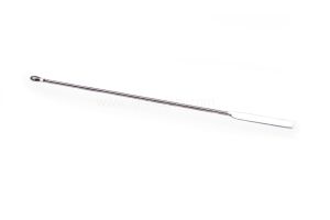 Microspatellepel, 9x5mm 200mm, 18/8 RVS