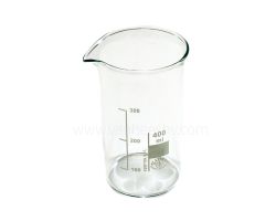 Bekerglas, 400ml, HM, Borosilicaat 3.3 glas