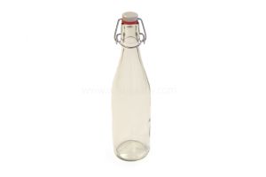 Beugelfles, 500ml, gemonteerd, glas, helder, 20st