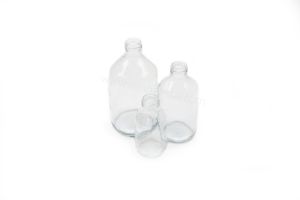 Fles, veral, 100ml, PP28, glas, helder, 84st