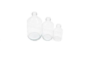 Fles, veral, 500ml, PP28, glas, helder, 33st