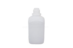 Fles, vierkant, nauwhals, 1.000ml, DIN32, HDPE kunststof, naturel, 72st