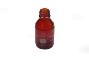 Fles, laboratorium, 500ml, GL45, amber