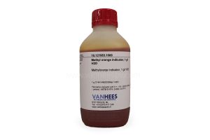 Methyloranje indicator  (1 g/l H2O), 1 liter