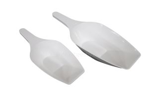 Schep, 50ml, 160mm, PP kunststof, wit