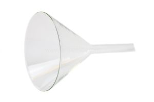 Trechter, Ø200mm, korte steel, DURAN glas