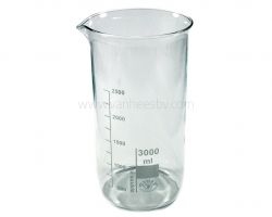 Bekerglas, 3.000ml, HM, Borosilicaat 3.3 glas