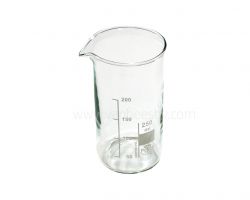 Bekerglas, 250ml, HM, Borosilicaat 3.3 glas