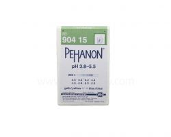 pH indicator strips, Pehanon, pH 3.8-5.5, 200 strips