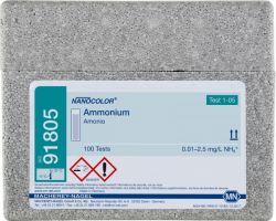 NANOCOLOR, Ammonium, 0.01-2.5 mg/l NH4+, VE= 100 tests