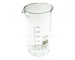 Bekerglas, 2.000ml, HM, Borosilicaat 3.3 glas