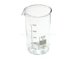 Bekerglas, 600ml, HM, Borosilicaat 3.3 glas