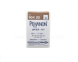 pH indicator strips, Pehanon, pH 8.0-9.7, 200 strips